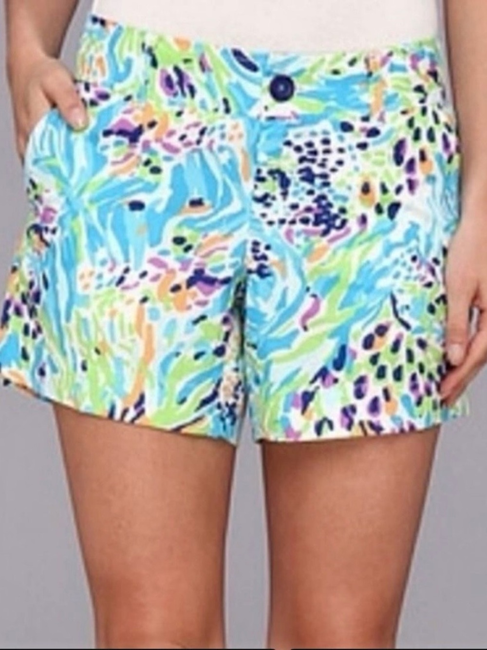 Lilly Pulitzer Shorts Resort White Sea Soirée